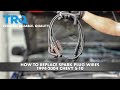 How to Replace Spark Plug Wires 1994-2004 Chevy S-10