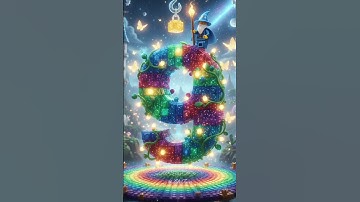 🧙‍♂️ Magical Countdown from 9 to 0 | Fantasy Style Numbers & Voice