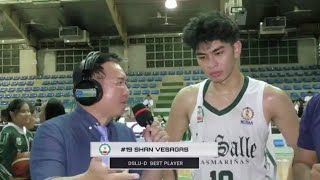 shan vesagas DLSU D vs Aims ncraa 2023