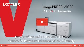 Canon imagePRESS V1000 Digital Color Production Print Press