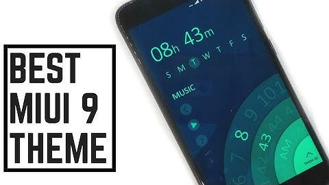 Best 5 Miui 9 Theme For April 2018!Awesome Theme!Redmi Note 4/Redmi 4