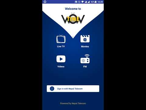 Login issue of NTC WOWTime App for video & TV streaming