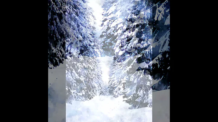 Snowy trees - watercolour painting - DayDayNews