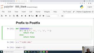 EP09 - Python Stack - Prefix To Postfix