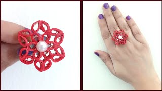 How to make Quilling Ring at home for beginners / Quilling Rings Tutorial