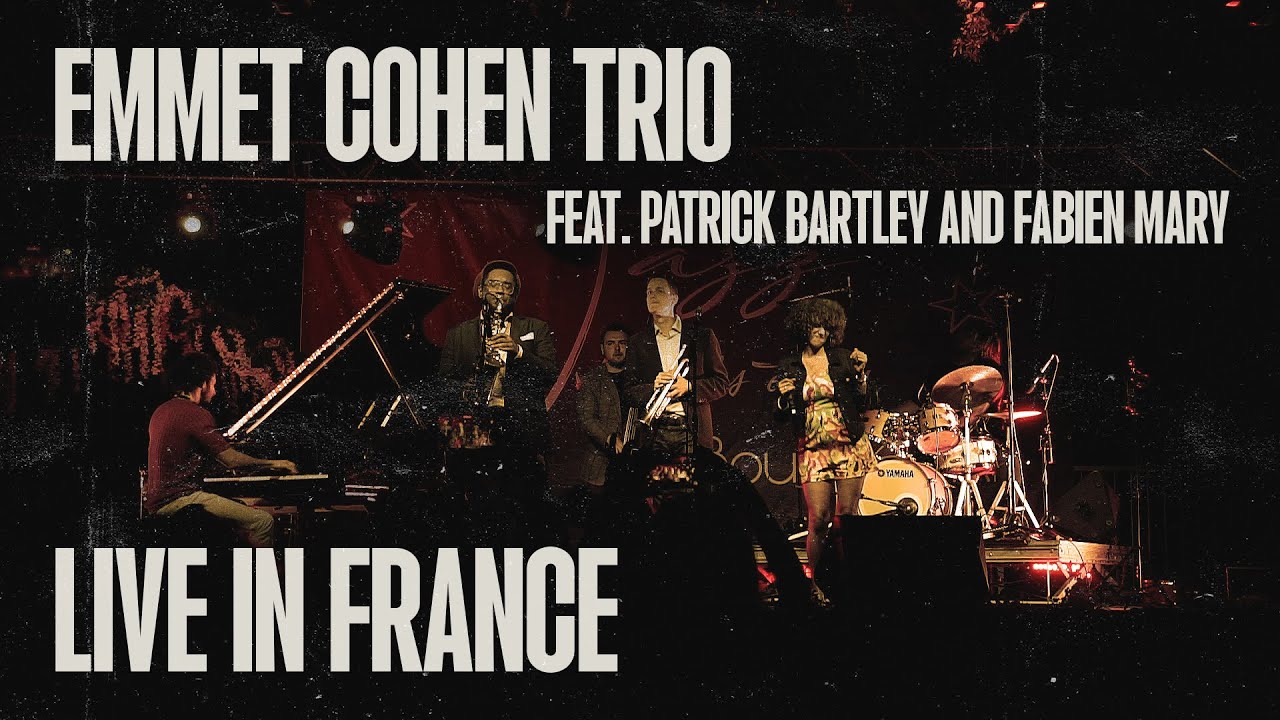 Emmet Cohen Trio feat. Patrick Bartley and Fabien Mary in France Emmet Cohen Trio feat. Patrick Bartley and Fabien Mary in France