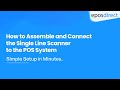 How to assemble scanner and connect to POS PT61 system -  EPOS Direct