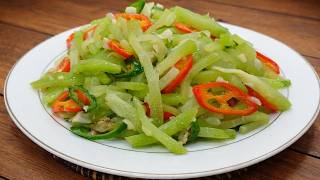 Healthy and refreshing cooking | Delicious stir-fried chayote recipe screenshot 5