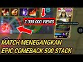 EPIC COMEBACK IS REAL, ALDOUS 500 STACK MENGAMUK DI LAND OF DAWN !!! - Mobile legends