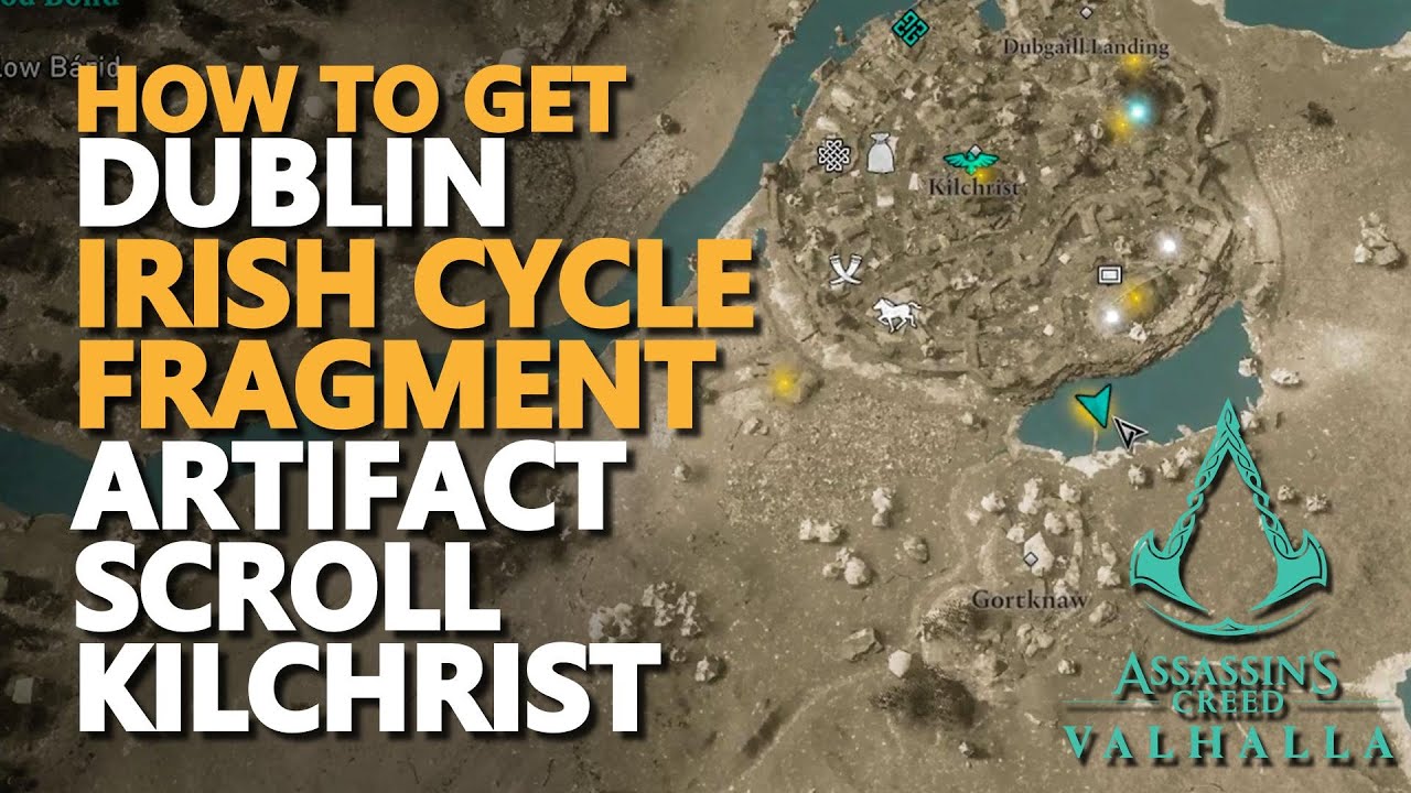 Dublin Irish Cycle Fragment Artifact Scroll Kilchrist Assassin's Creed Valhalla