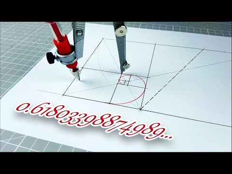 Wie zeichnet ein Golden Ratio Rectangle & Spirale | Heilige Geometrie Tutorial