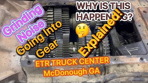 Why your semi transmission is grinding and not going into gear. Listen for yourself. #trucking