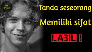 Tanda sesorang memiliki sifat (Labil) ‼️#wawasan #education