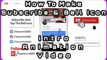 How To Make Subscribe and Bell Animation Intro For Youtube Channel Like Technical Guruji & Others