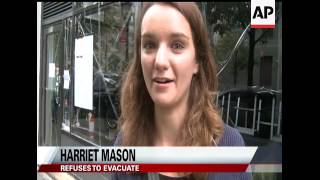 As Hurricane Irene Approaches New York, Many Residents Are Refusing To Evacuate The Low Lying Areas.