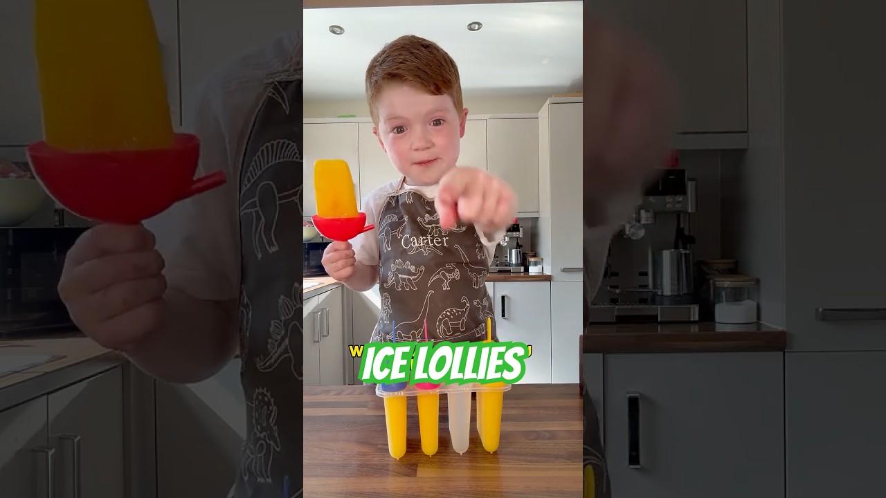 Ice Lollies - Cooking with Carter