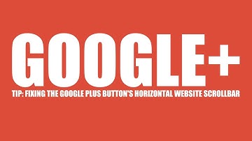Fixing The Google Plus Button