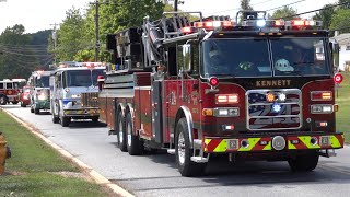 Modena Fire Company 100th Anniversary Lights & Sirens Parade With Housing & Apparatus Leaving