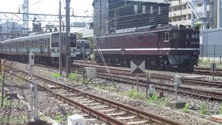 211系3+3連普通塩山行甲府駅付近通過