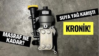 ASTRA H 1.3CDTİ YAĞ SOĞUTUCU PATLADI | NASIL DEĞİŞTİRİLİR | OİL COOLER