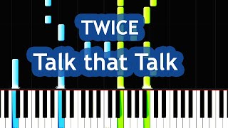 TWICE - Talk that Talk Piano Tutorial