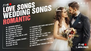 Wedding Medley 💃 Beautiful In White, Can't Help Falling In Love ⏳ Wedding Love Songs Collection