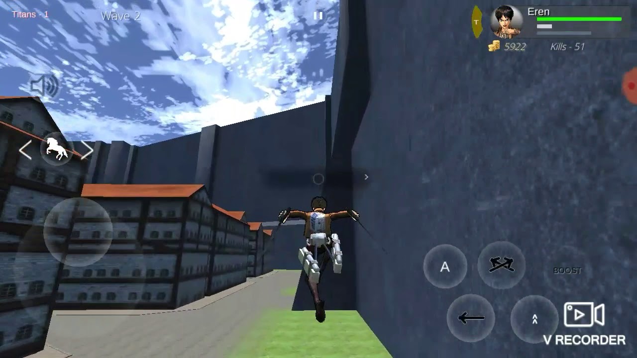 เล่นเกม AOT MOBILE FANGAME V03.0 สอนฆ่าไททัน YouTube