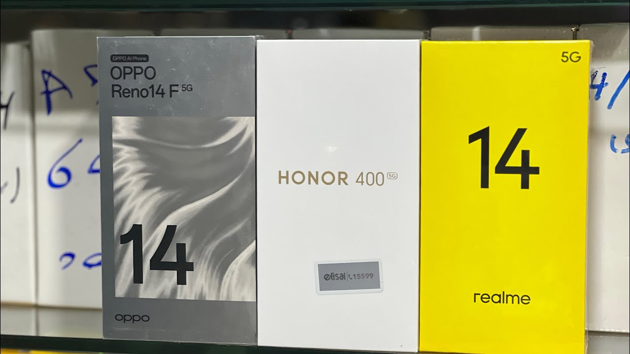 محتار ليه بين التلاتة | HONOR 400 & Realme 14 & Reno 14 F