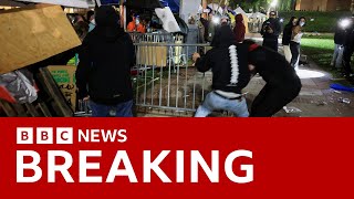 UCLA: California university calls in police after 'violence' at pro-Palestinian protest | BBC News｜「カーメン君」ガーデンチャンネル