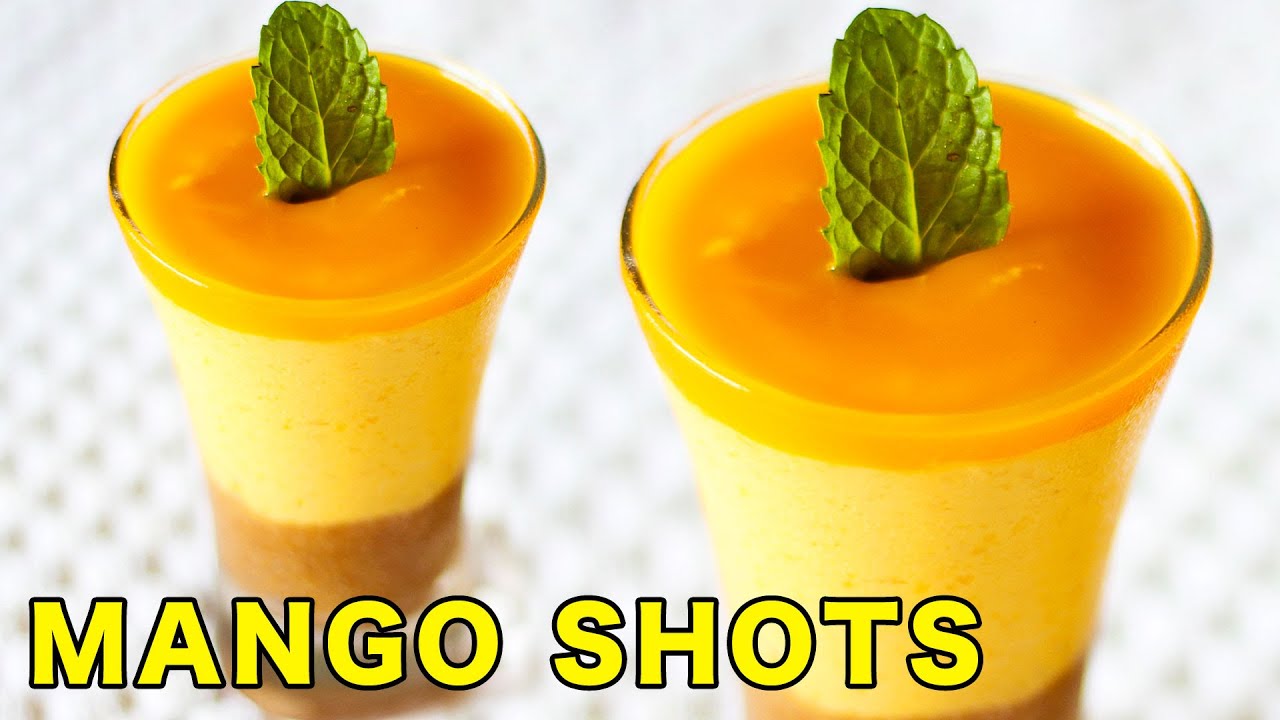 Mango Cheesecake Shots | Creamy And Delicious Mango Beverage | Kanak