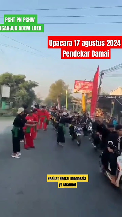 Konvoi PSHT Disambut Pagar Nusa Nganjuk Adem Liatnya Lor!! #psht #pagarnusa