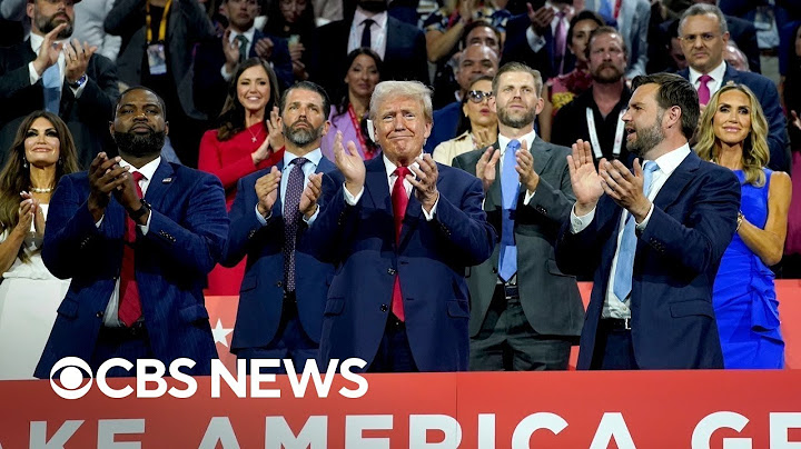 Inside the RNC as Trump makes first public appearance since assassination attempt