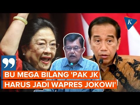 Cerita Jusuf Kalla Saat Diminta Megawati Jadi Wakil Presiden Jokowi