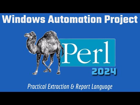 Perl Windows EASY Automation Project: Run Windows Programs 2024