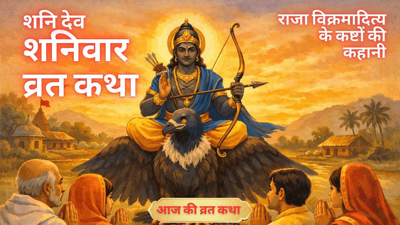 Shanivar Vrat Katha | Shani Dev Vrat Katha | शनिवार व्रत कथा | शनि साढ़ेसाती से मुक्ति कथा
