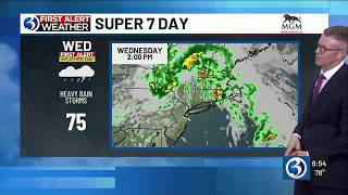 First Alert Weather Extra: First Alert Weather Day tomorrow for heavy rain