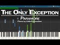 Paramore - The Only Exception (Piano Cover) Synthesia Tutorial by LittleTranscriber