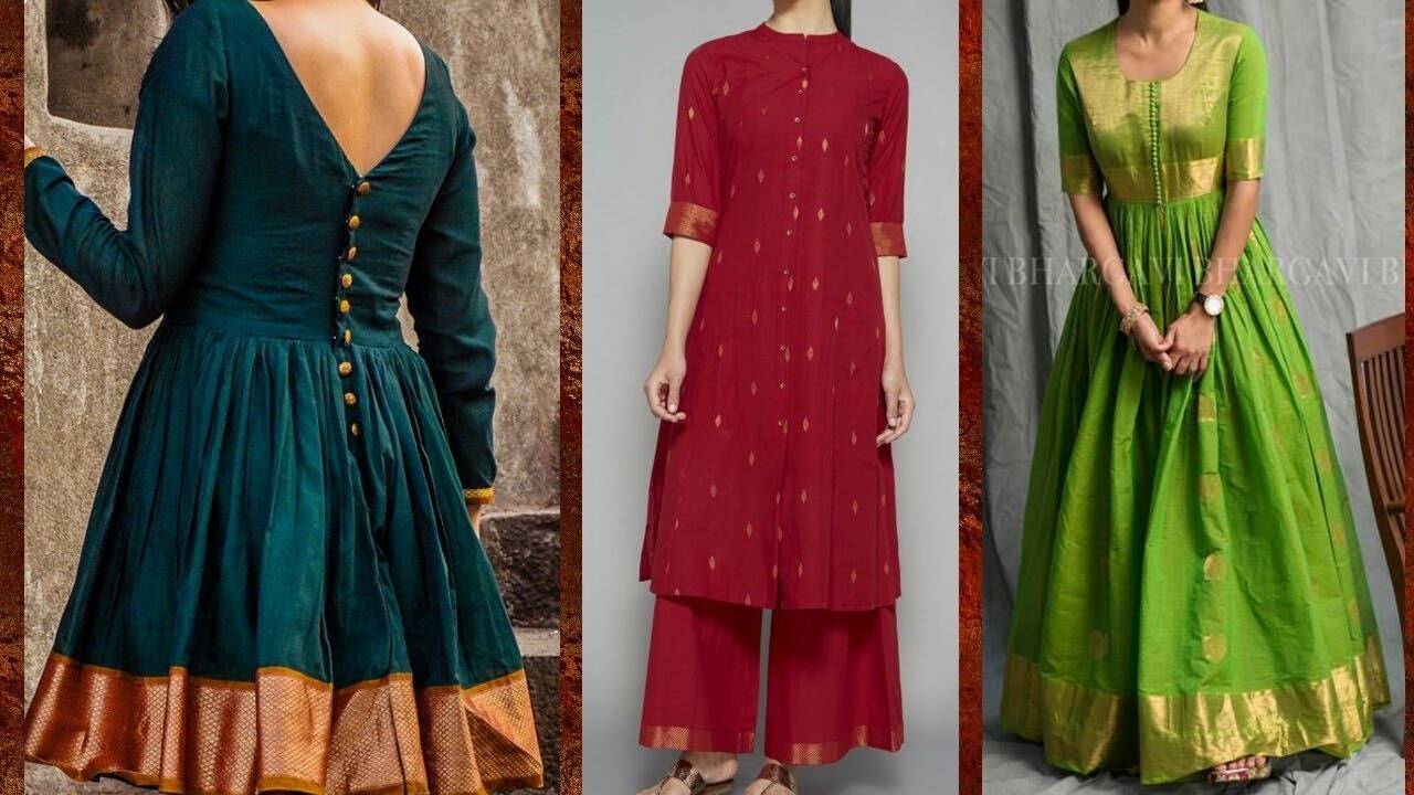 dresses with old sarees