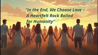 In the End, We Choose Love – A Heartfelt Rock Ballad for Humanity