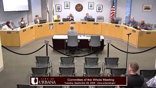 Committee of the Whole Meeting - Tuesday, September 08, 2026