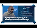 Gusinyisha ibyangombwa bijya mu mahanga byashyizwe ku ikoranabuhanga  mukuralinda yabisobanuye