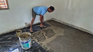 10×12 ft Bedroom Floor Tiling Start To Finish |Perfect Tile Flooring |Floor Tile Installation