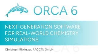 Famous Real-World Chemistry with ORCA - ORCA 6 Release Event - 2 Profile
