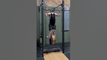 Testing My Max Weighted Pull Up (New PR!!)