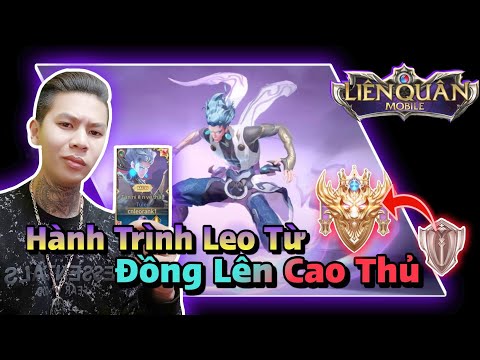 (Highlight LQMB) Thử Thách Leo Rank Từ Đồng Lên Cao Thủ Với Quân Bài Tulen Trong 39 Tiếng.