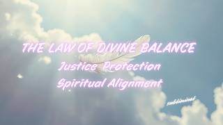 THE LAW OF DIVINE BALANCE | Justice • Protection • Spiritual Alignment