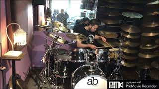 The Fastest Drum Solo Ever  ab Drums U0026 Soultone Cymbals  Extreme Speed