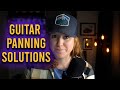 Guitar panning solutions mixing technique