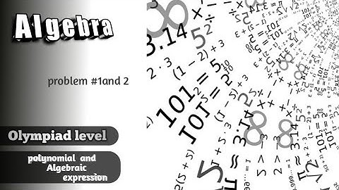 olympiad Algebra problems | polynomial | Algebraic expression.