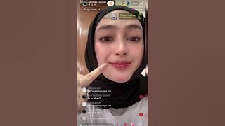 Santyka Fauziah Live tiktok di Ulang Tahun yang ke - 30